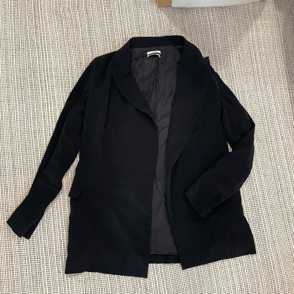 CO Women's Open Front Blazer In Black